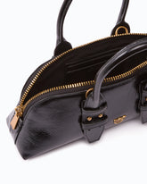 Escape Bag Horizontal small handbag in new shiny leather - Black | Pinko