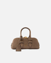 Kleine Escape Bag aus Leder - Beige | Pinko