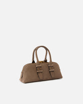 Kleine Escape Bag aus Leder - Beige | Pinko