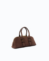 Small Escape Bag in leather - Brown | Pinko