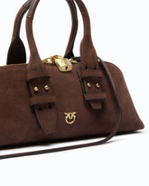 Kleine Escape Bag aus Leder - Braun | Pinko