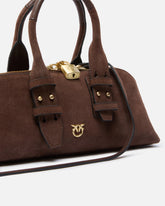 Small Escape Bag in leather - Brown | Pinko