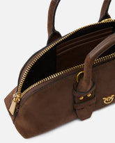 Small Escape Bag in leather - Brown | Pinko
