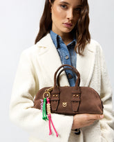 Small Escape Bag in leather - Brown | Pinko