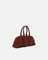 Small Escape Bag in leather - Burgundy | Pinko