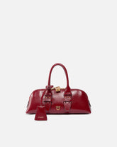 Kleine Handtasche Escape Bag Horizontal aus Narbenleder - Rot | Pinko