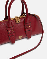 Kleine Handtasche Escape Bag Horizontal aus Narbenleder - Rot | Pinko
