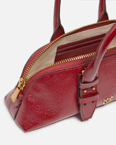 Escape Bag Horizontal small handbag in tumbled leather - Red | Pinko