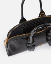 Escape Bag Horizontal small handbag in tumbled leather - Black | Pinko