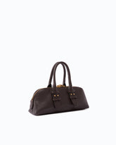Kleine Handtasche Escape Bag Horizontal aus Narbenleder - | Pinko