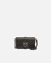 Baby Love Bag One Slouchy shoulder bag in leather - Dark Green | Pinko