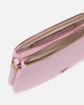 Leather Mini Double Bag with shoulder strap - | Pinko