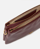 Leather Mini Double Bag with shoulder strap - | Pinko