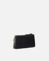 Kleine Umhängetasche Mini Double Bag aus Leder mit Schulterriemen - | Pinko