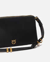 Kleine Umhängetasche Double Bag Mini aus Nylon - | Pinko