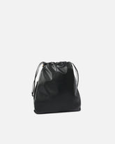 Leather Mini Slouchy Bag with Love Birds logo - | Pinko