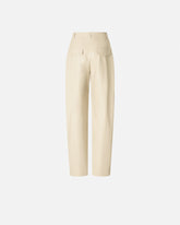 Soft touch leather-effect balloon trousers - | Pinko