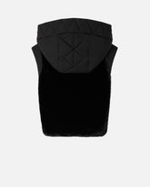 Padded faux fur gilet with hood - | Pinko