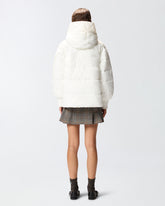 Technical canvas jacket with hood - | Pinko