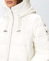 Technical canvas jacket with hood - | Pinko