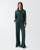 Sporty sweatshirt with Love Birds logo - | Pinko