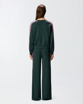 Sporty sweatshirt with Love Birds logo - | Pinko