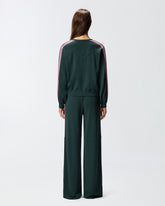 Sporty sweatshirt with Love Birds logo - | Pinko