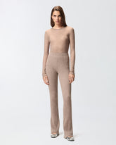 Crew-neck sweater with sequins - | Pinko