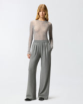 Crew-neck sweater with sequins - | Pinko
