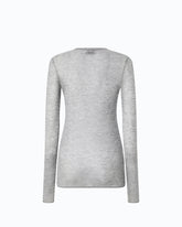 Crew-neck sweater with sequins - | Pinko