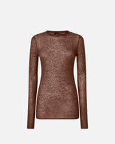 Crew-neck sweater with sequins - | Pinko
