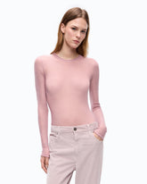 Pullover mit Rundhalsausschnitt und Pailletten - | Pinko