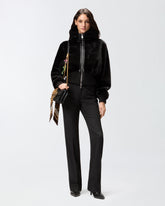 Faux fur bomber jacket - | Pinko