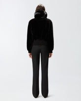 Faux fur bomber jacket - | Pinko