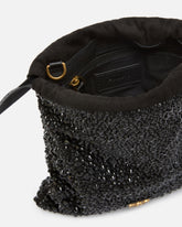 Schultertasche Baby Slouchy Bag mit Strasssteinen - | Pinko