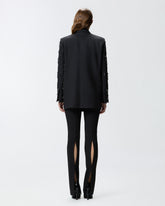 Blazer mit Kristallen und Perlen - | Pinko