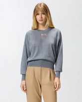 Sweater with Love Birds logo - | Pinko