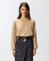 Pullover mit Rundhalsausschnitt und langen Ärmeln - | Pinko