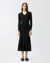 Pleated midi skirt - | Pinko