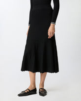 Pleated midi skirt - | Pinko