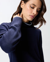 Knit polo-neck sweater - | Pinko