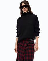 Wool and cashmere turtleneck sweater - | Pinko