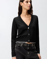 V-neck cardigan - | Pinko