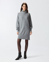Short knit dress with high neck - | Pinko