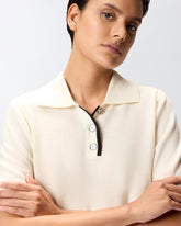 Pullover im Polo-Stil - | Pinko