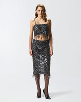 Top with sequins and crystals - | Pinko