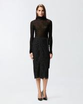 Rebrodé lace skirt - | Pinko