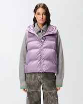 Padded puffer gilet with hood - | Pinko