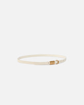 1.2-cm belt with PINKO lettering logo - Beige | Pinko