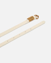 1.2-cm belt with PINKO lettering logo - Beige | Pinko